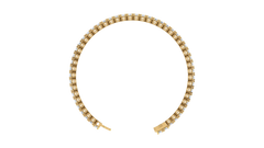 Dainty Round-Cut Diamond Tennis Bracelet