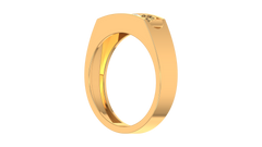 Minimalist Solitaire Diamond Band