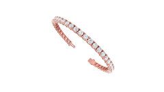 The Eternal Sparkle Gold Diamond Tennis Bracelet