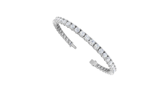 The Eternal Sparkle Gold Diamond Tennis Bracelet