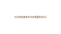 The Eternal Sparkle Gold Diamond Tennis Bracelet