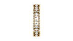 Women's Triple-Row Pave Diamond Eternity Band Ring