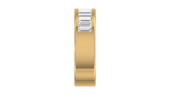 Channel-Set Baguette Diamond Wedding Ring