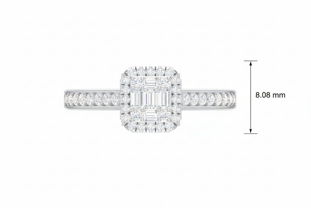 Classic Enduring Row Diamond Accent