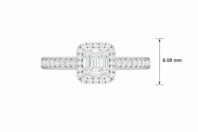 Classic Enduring Row Diamond Accent