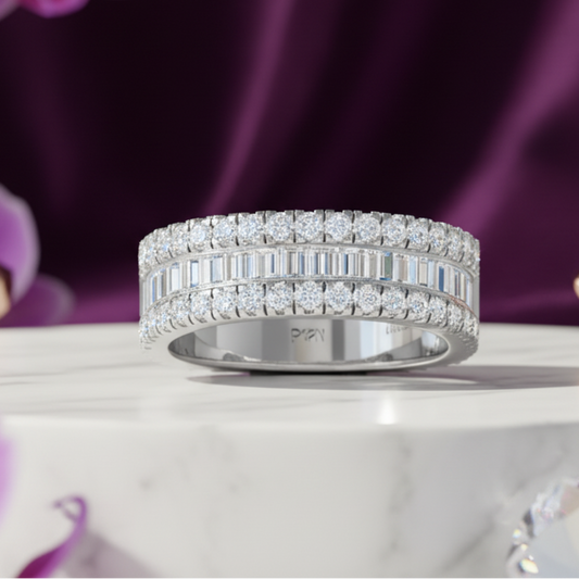 Commanding Step Diamond Encrusted