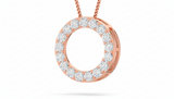 Oval Maiden Diamond Necklace with Chain