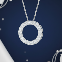 Load image into Gallery viewer, Oval Maiden Diamond Necklace with Chain
