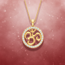 Load image into Gallery viewer, Om Symbol Diamond Border