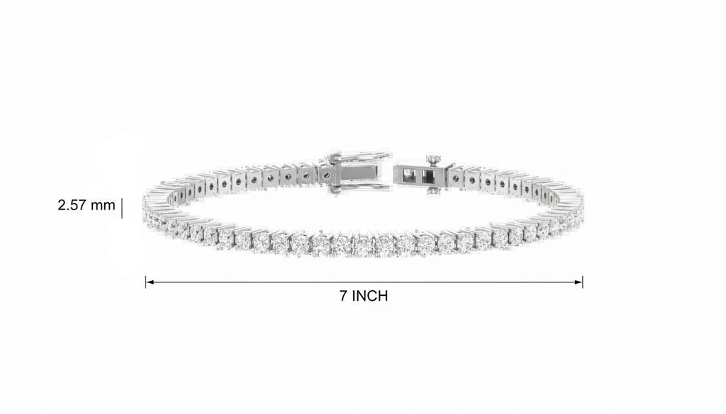 Round Diamond Tennis Bracelet
