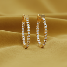 Load image into Gallery viewer, Delicate Oval Dual Sided Diamond