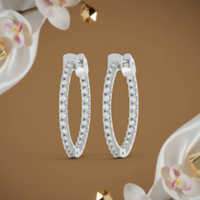 Load image into Gallery viewer, Inside Out - Oval Hoop