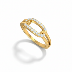 Sparkling Full Encrusted Link Diamond