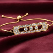 Load image into Gallery viewer, Messika Move Uno White Gold Diamond Adjustable Bracelet