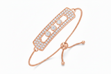 Messika Move Uno White Gold Diamond Adjustable Bracelet