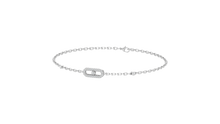 Load image into Gallery viewer, Delicate Oval Motif Floating Diamond