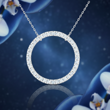 Load image into Gallery viewer, Circle of Life Diamond Necklace With Chain