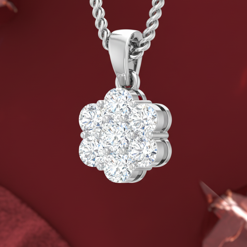 Seven Stone Flower Diamond