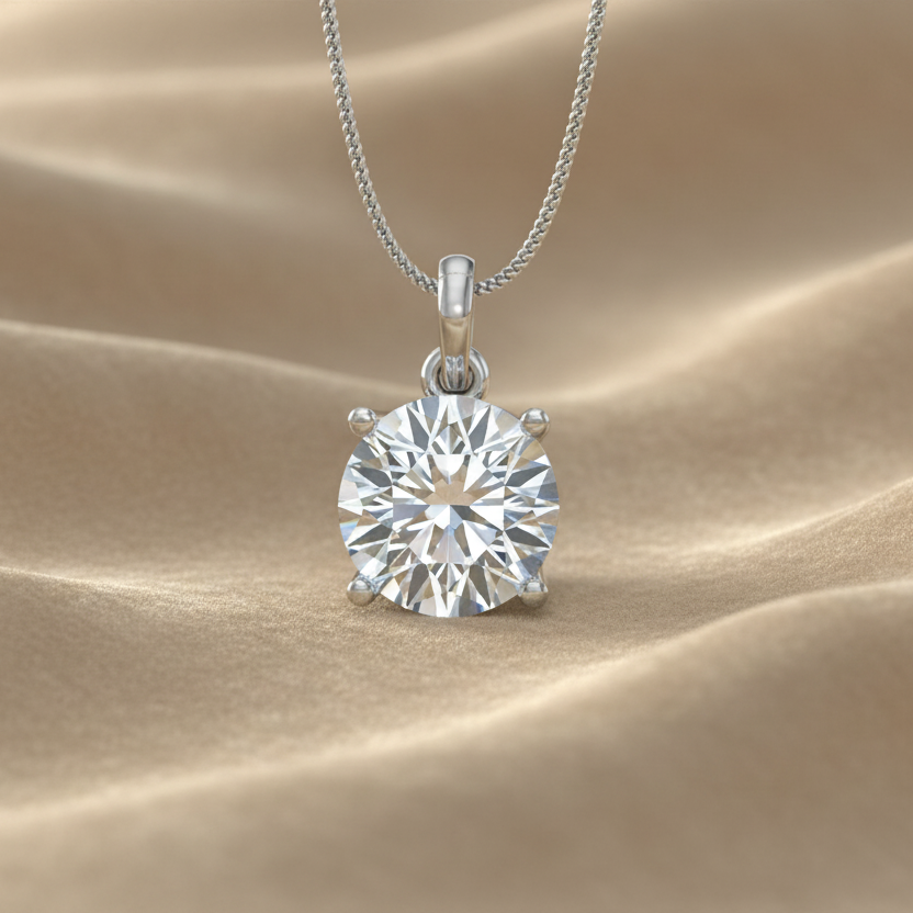 IGI cert. 2.50 ctw One Stone Round Lab Grown Diamond