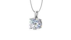 IGI cert. 2.50 ctw One Stone Round Lab Grown Diamond