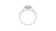 Double Halo Radiant Stone Lab Grown Diamond