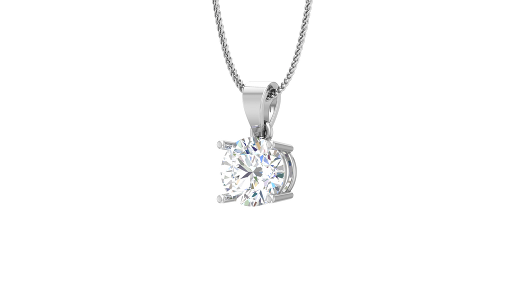 0.75 ctw One Stone Round Lab Grown Diamond