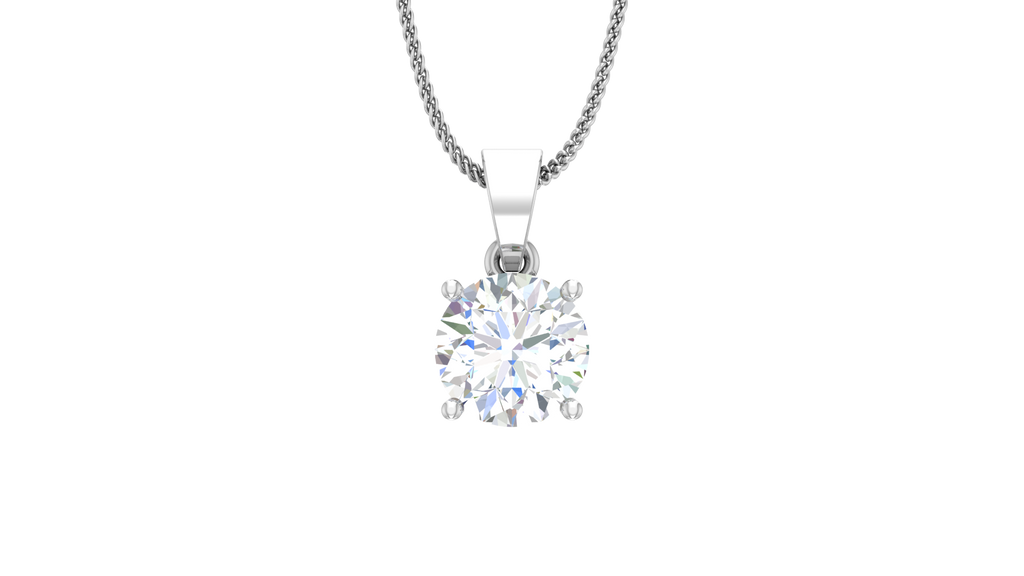 0.75 ctw One Stone Round Lab Grown Diamond