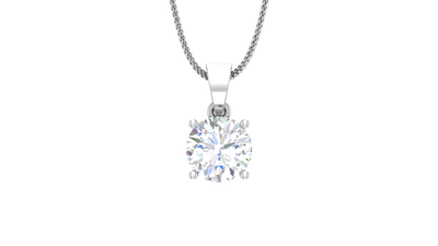 0.75 ctw One Stone Round Lab Grown Diamond