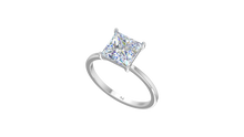 Load image into Gallery viewer, Princess One Stone Lab Grown Diamond