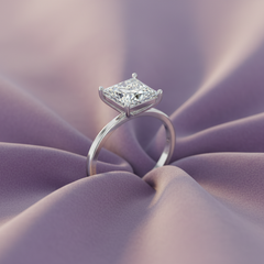Princess One Stone Lab Grown Diamond