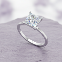 Princess One Stone Lab Grown Diamond