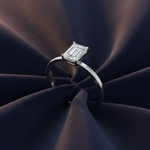 Load image into Gallery viewer, Emerald One Stone Lab Grown Diamond