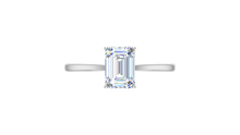 Load image into Gallery viewer, Emerald One Stone Lab Grown Diamond