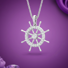 Load image into Gallery viewer, The Captain's Wheel Diamond Pendant