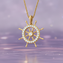 Load image into Gallery viewer, The Captain's Wheel Diamond Pendant