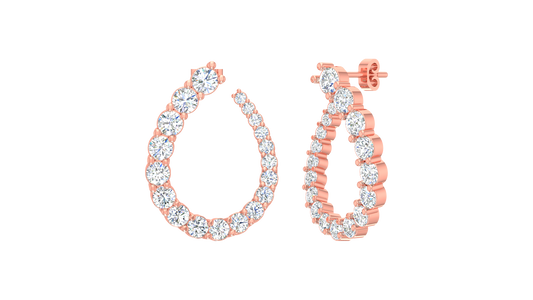 Open Teardrop Diamond