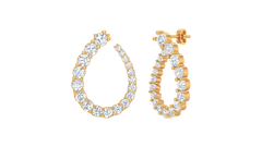 Open Teardrop Lab Grown Diamond - E922B