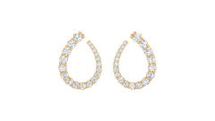 Open Teardrop Lab Grown Diamond - E922B