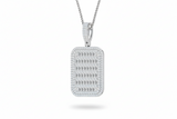 Stepped Cut Halo Diamond Radiance