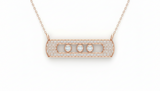 Messika-Inspired Move Classique Gold Diamond Necklace With Chain