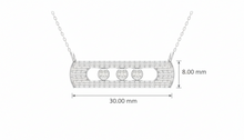 Load image into Gallery viewer, Messika-Inspired Move Classique Gold Diamond Necklace With Chain