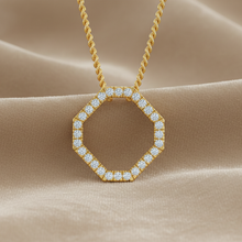 Load image into Gallery viewer, Chic Octagon Open Design Necklace With Chain