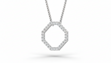 Load image into Gallery viewer, Chic Octagon Open Design Necklace With Chain
