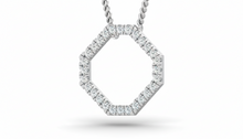Load image into Gallery viewer, Chic Octagon Open Design Necklace With Chain