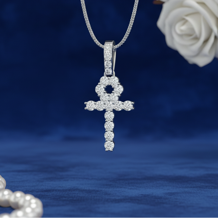 Egyptian Life Symbol Diamond Shimmer