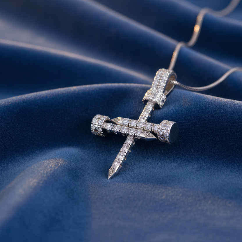 Three-Nail Crucifix Diamond