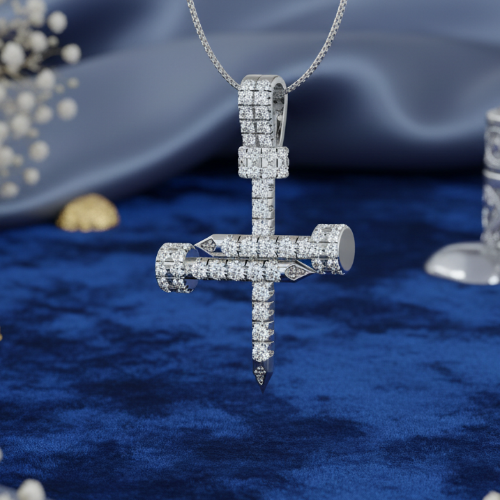 Three-Nail Crucifix Diamond