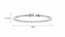Load image into Gallery viewer, Classic Round Cut Diamond Tennis Bracelet