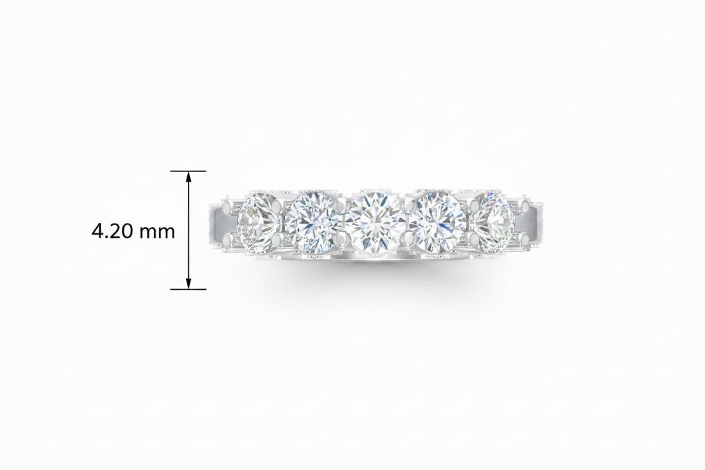 1.50 Cart Seven Stone Lab Grown Diamond