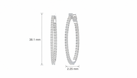 Round Lab Grown Diamond Oval Two cttw